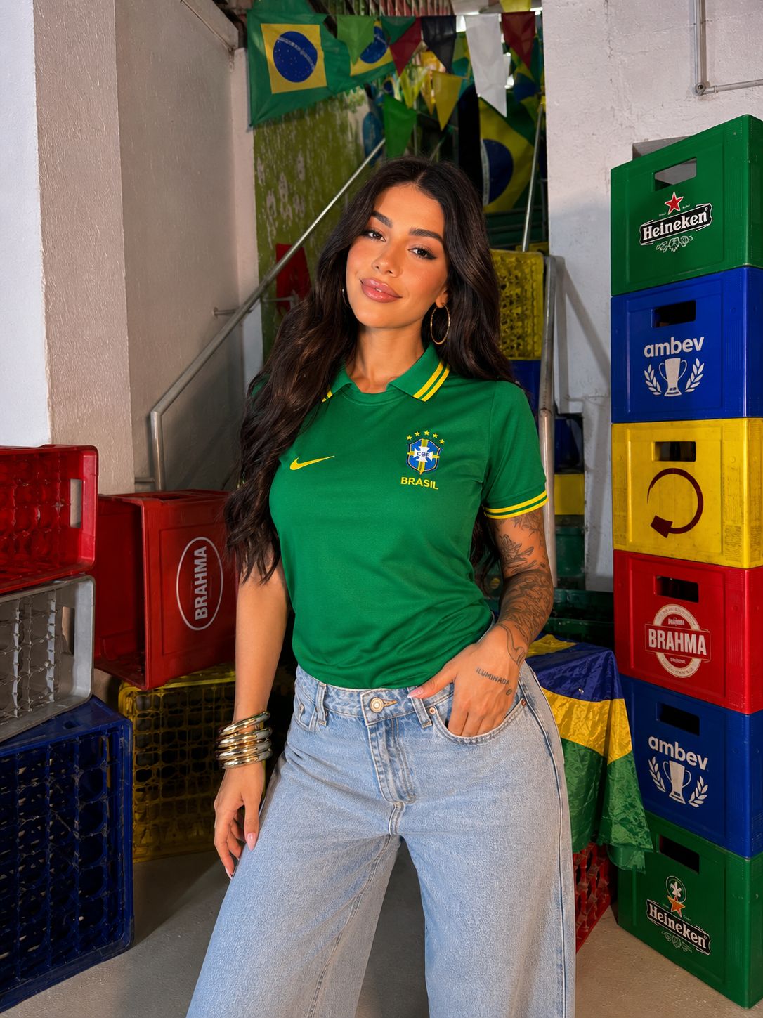 Polo Baby Look Brasil