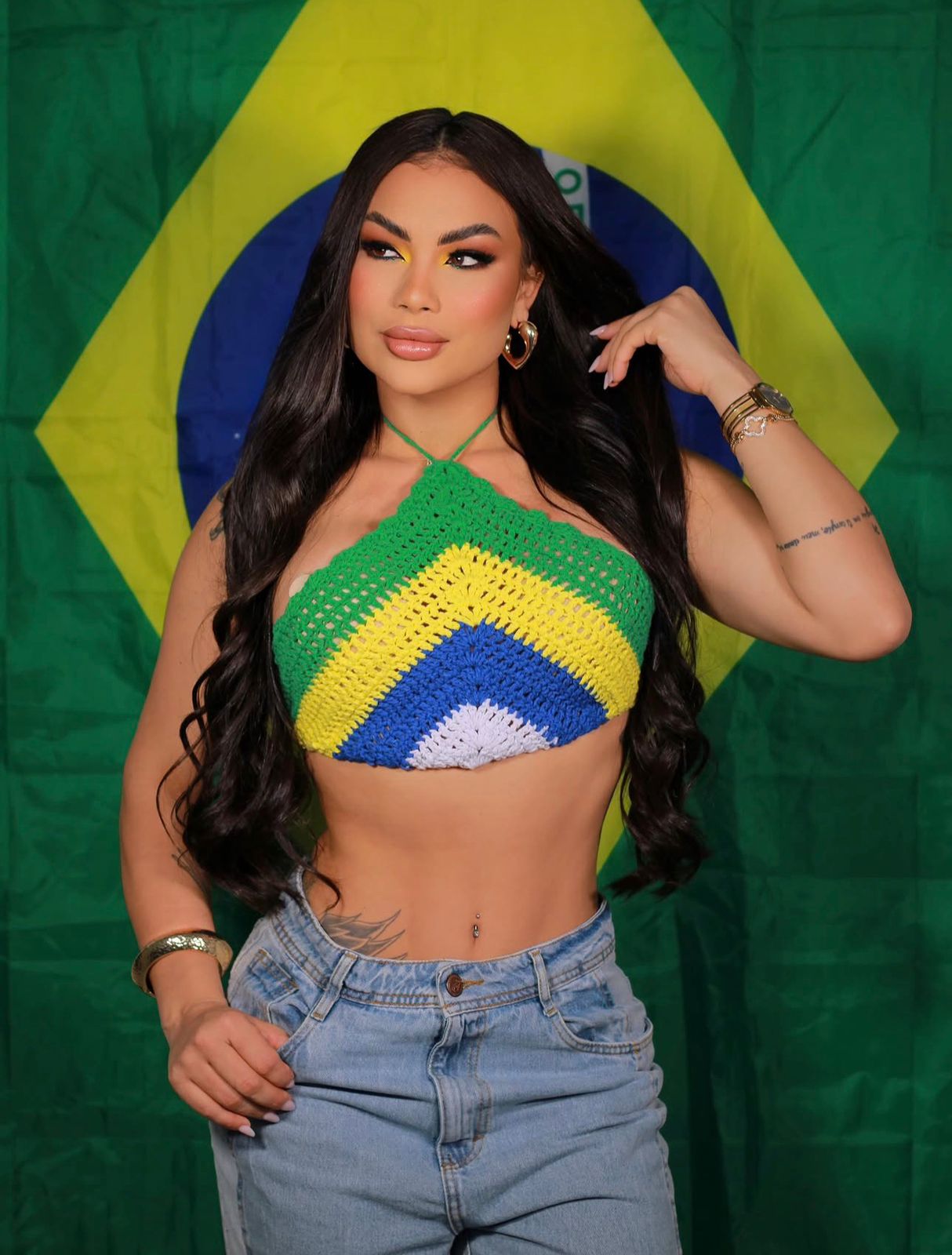 Cropped Crochê