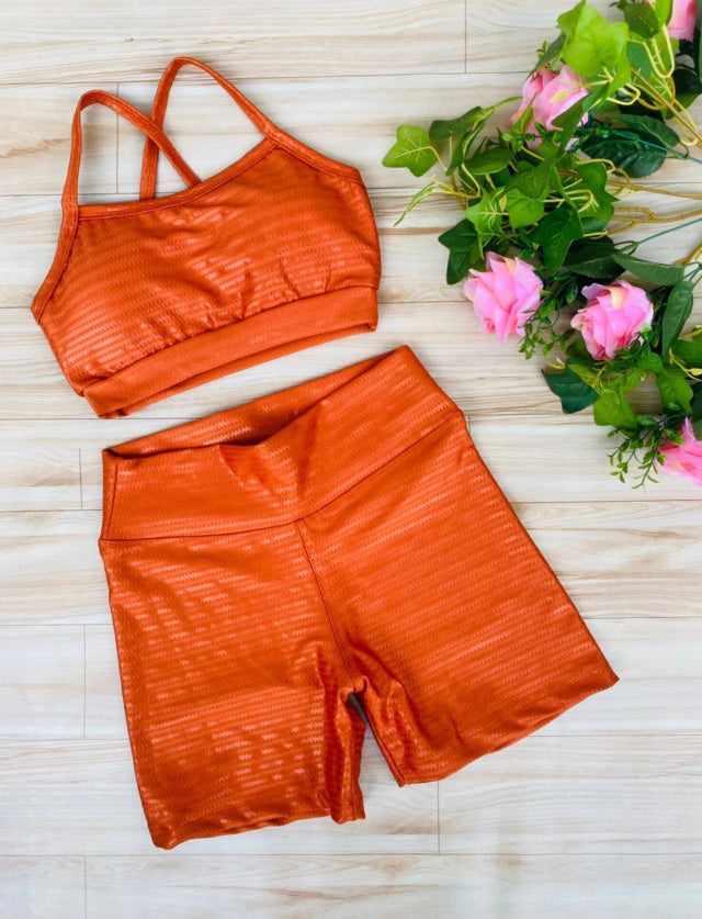 Conjunto 3D Laranja