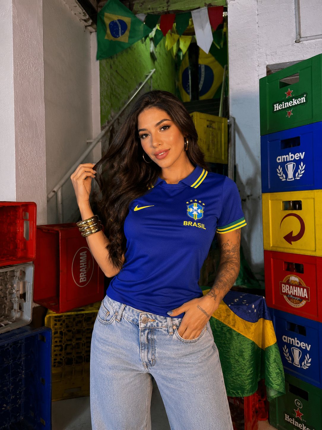 Polo Baby Look Brasil