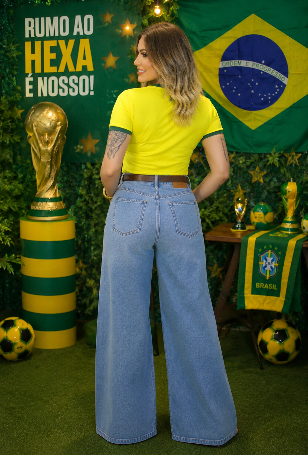 Camiseta Feminina do Brasil